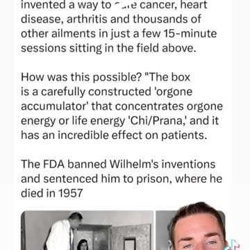 Wilham Reich Medbox said to cure cancer and heart disease banned by the FDA