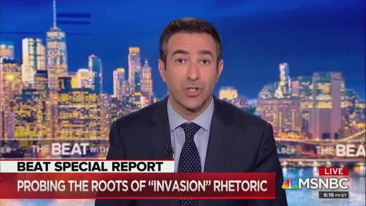 MSNBC’s Ari Melber Calls Out Fox News Hosts for ‘Invasion’ and ‘Replacement’ Rhetoric