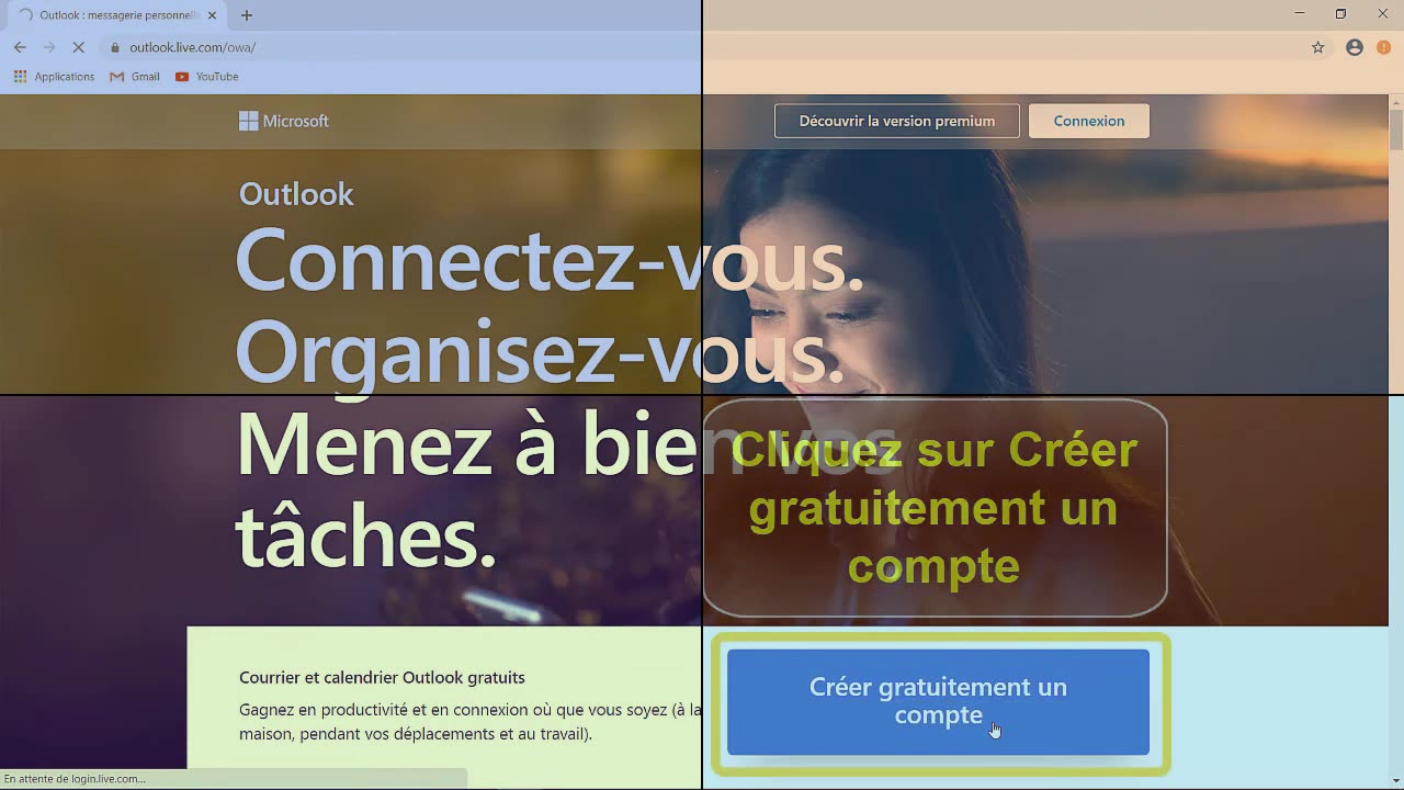 Apprenez à CRÉER un nouveau COMPTE EMAIL avec OUTLOOK