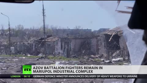 I rimanenti combattenti del battaglione nazista Azov scavano nello stabilimento di Azovstal.i combattenti del battaglione nazista Azov,che si sono rifiutati di arrendersi,rimangono rintanati nella zona industriale di Azovstal a Mariupol