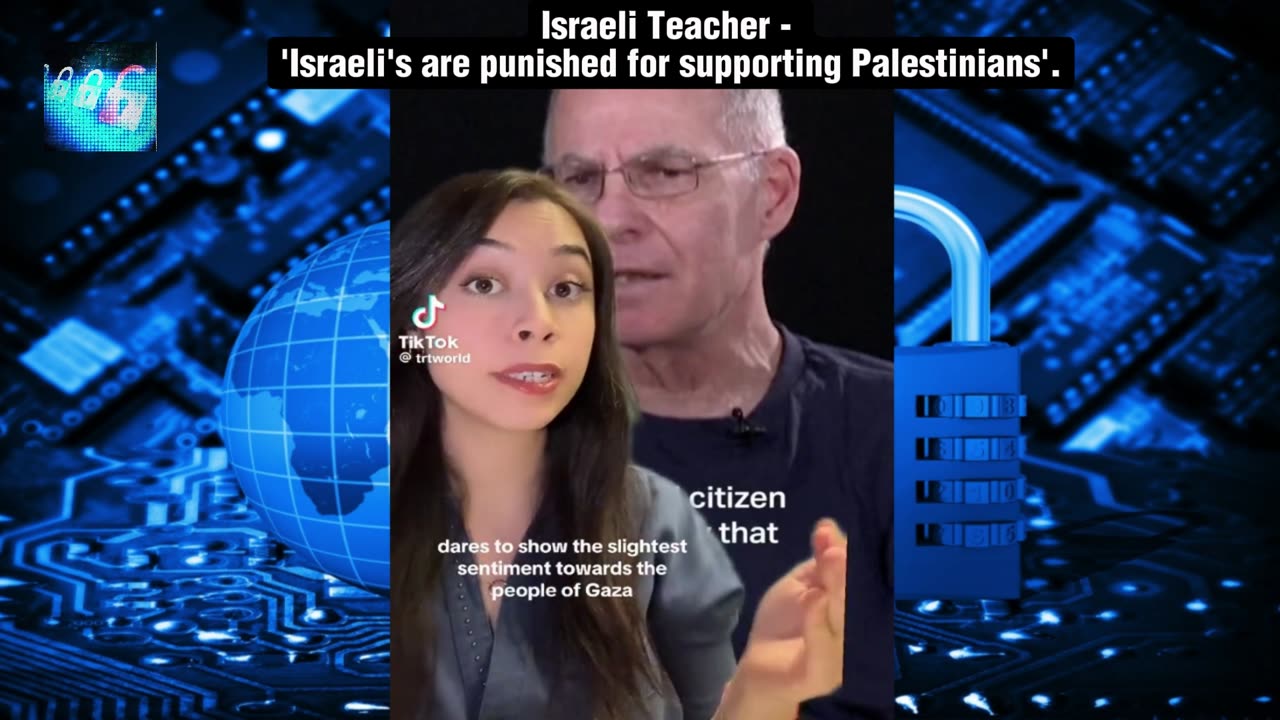 Meir Baruchin - Israeli Teacher - 'Israeli's are punished for supporting Palestinians'.