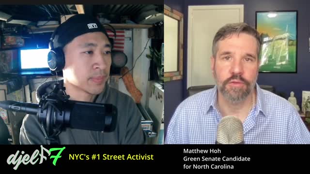 Matthew Hoh (G) NC Senate Green Party UP 22