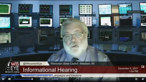 Jeffery O'Donnell Software Engineer Speaking at Election Committee