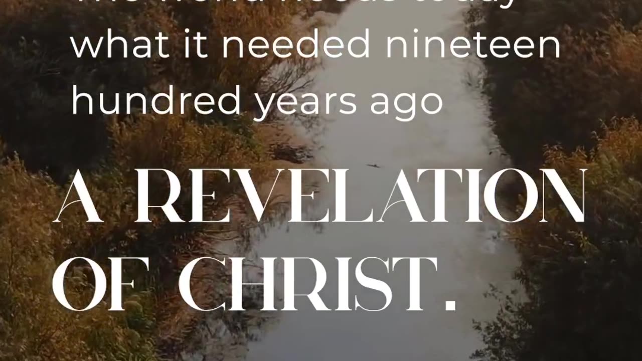 THE REVELATION OF CHRIST