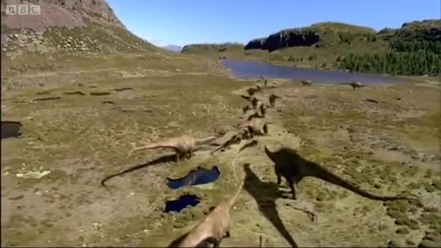 Dinosaur Mating Rituals | Walking with Dinosaurs in HQ | BBC Earth