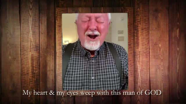 My heart & my eyes weep with this man of GOD...