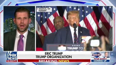 Eric Trump- The media is absolutely petrified