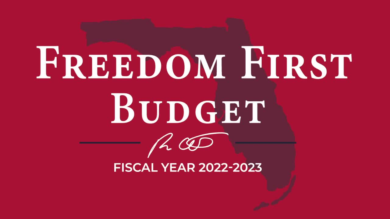 Gov. DeSantis Signs Freedom First Budget