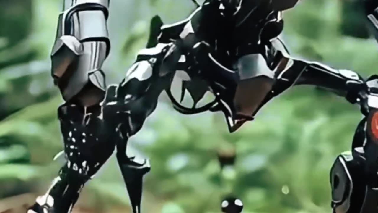 "Tiny Antโs Epic Transformation: Alien Robot Unleashed! ๐ค๐ AI Action Short" #alien #ai