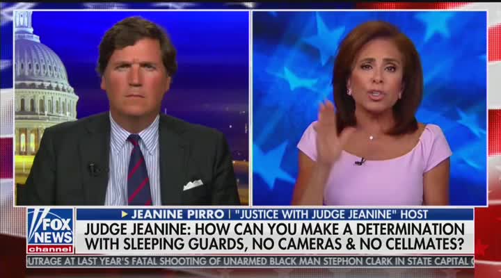 Judge Jeanine questions Epstein death, cellmate