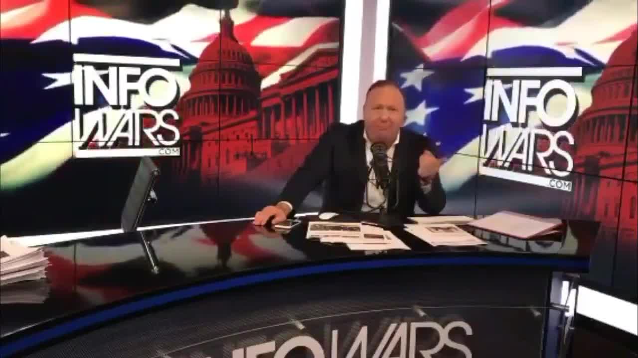 Alex Jones MELTS DOWN on Trump