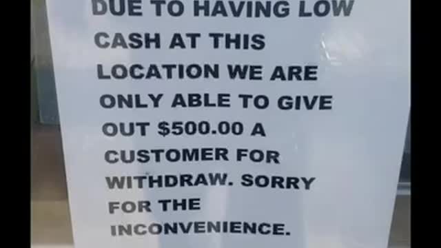 Another bank closed down