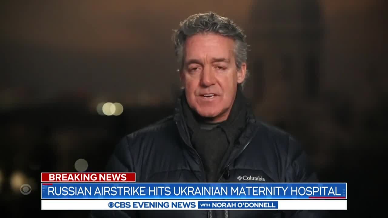 Russian airstrike hits Ukrainian maternity hospital