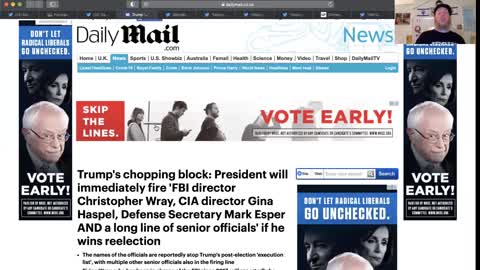 Launching Emergency Injunction Against Youtube, Trump Plans to Fire Wray, Haspel, Biden's Betrayal