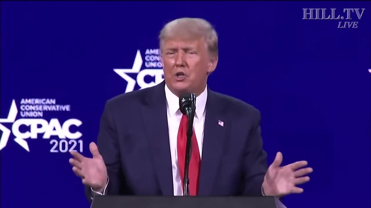 Trump speaks on Election Fraud at CPAC 2021