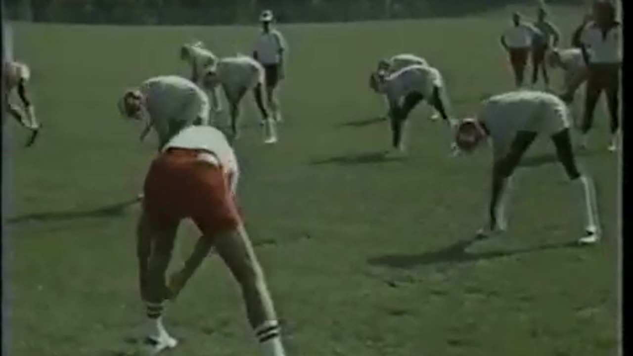 August 14, 1982 - Coach Lee Corso Gets His Indiana University Football Team Ready