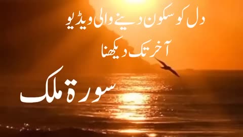 Surah Mulk With Urdu