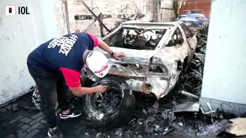 Watch: Blaze destroys valuable assets in DJ Ready D’s home