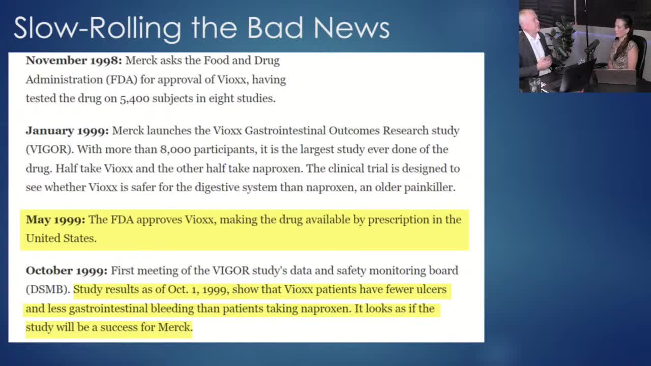 Timeline: The rise and fall of Vioxx | Dr. Chris Martenson