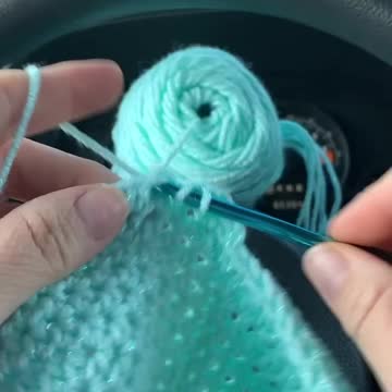 Crocheting in the Car