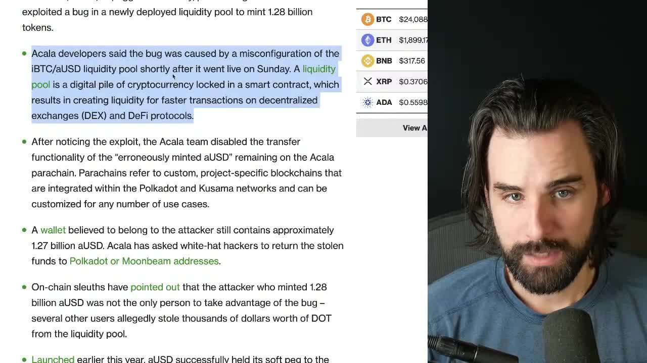 🔴$1.2B Crypto hack causes another stablecoin to go to ZERO!