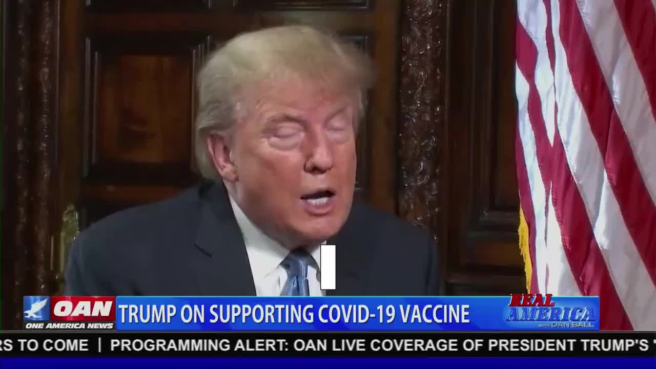 I don't think young, healthy people should take it." Trump warns on Vaccines #shorts