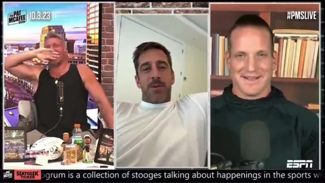 Aaron Rodgers Trashes "Mr. Pfizer" In Hilarious Takedown