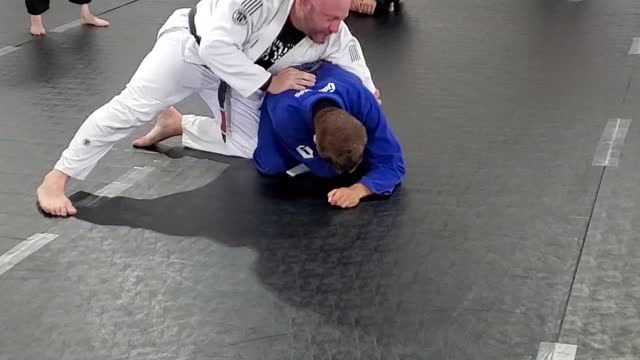 Aaron and the BJJ roll