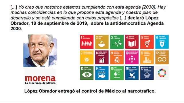 AMLO - Agenda 2030 en México "No tendrás nada y serás feliz"