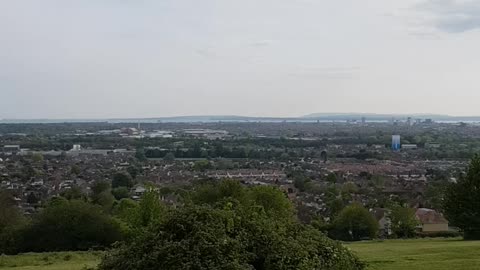 Birds eye view of Portsmouth. UK.