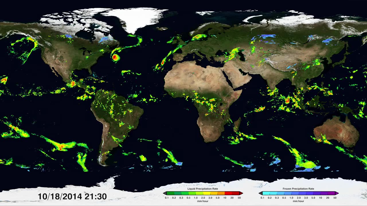 NASA’s Global Tour of Precipitation in Ultra HD (4K)