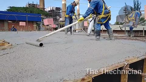 Concretagem da laje da ETEA - 120m2