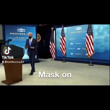 TV on, Mask on, TV off, Mask off