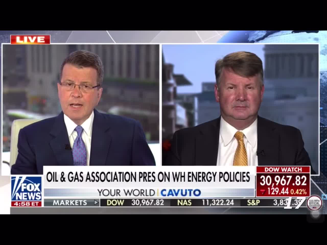 Oil & Gas Association Pres says it’s hard to bring down prices when the WH won’t work with you.