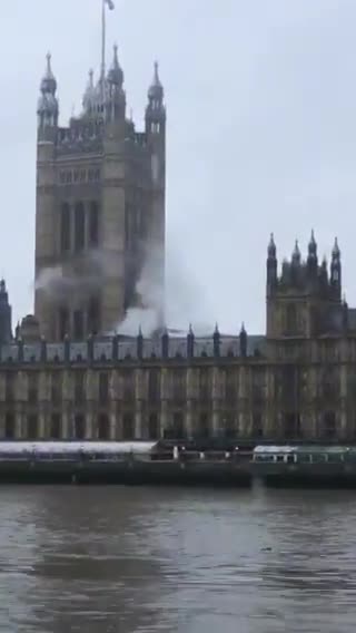British Parliament Fire