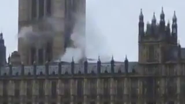 British Parliament Fire