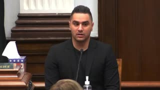 Journalist Drew Hernandez testifies that "Rosenbaum was charging Kyle Rittenhouse from behind"