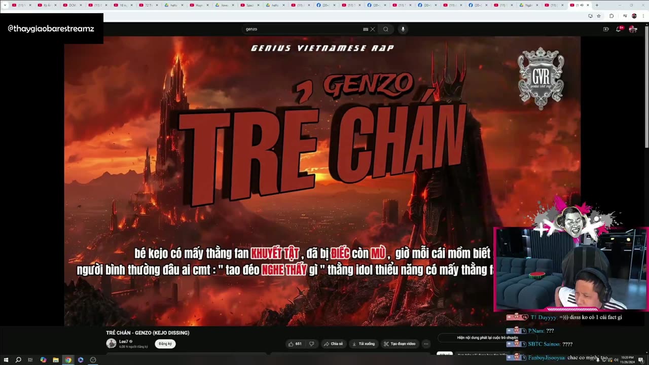 TRẺ CHÁN - GENZO DISS KEJO