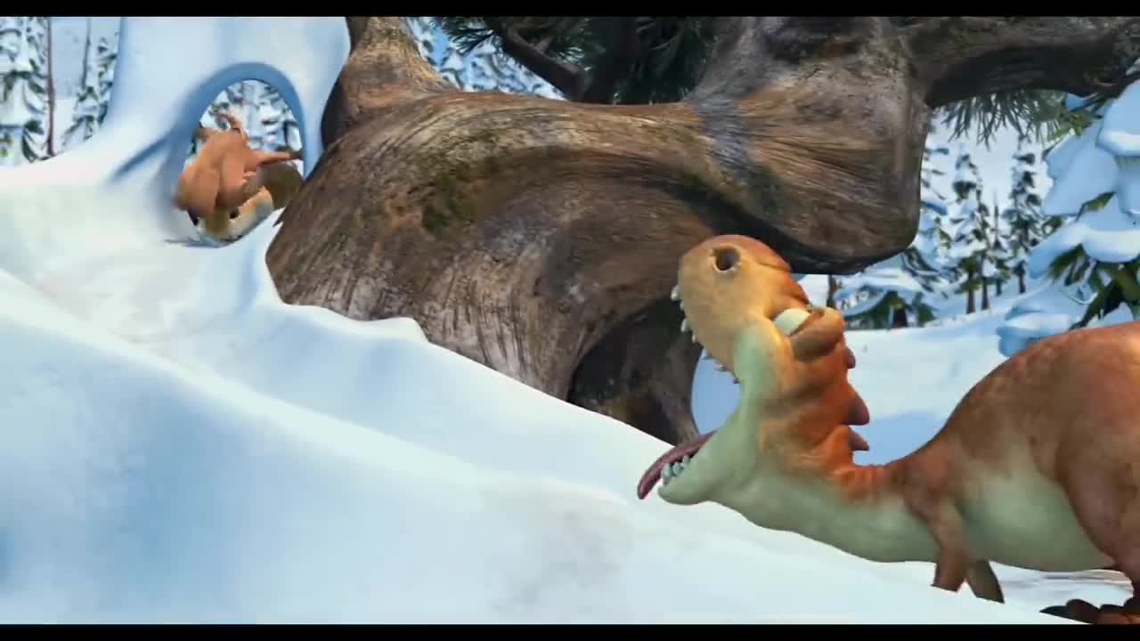 ICE AGE: DAWN OF THE DINOSAUR Clips - "Angry Fossil" (2009)-3