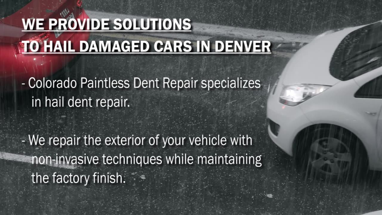 Hail Damage Repair in Colorado