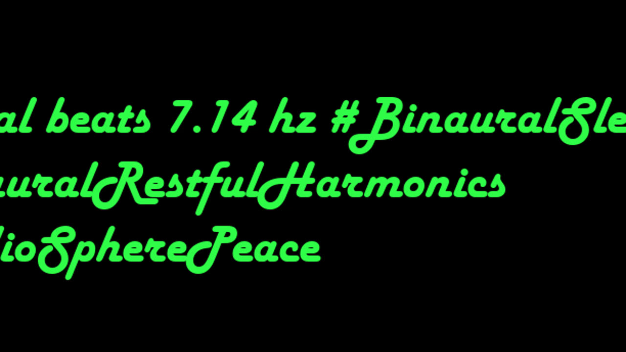 binaural_beats_7.14hz_BinauralSoundTherapy BinauralSoundHealing AudioSpherePeacefulWaves
