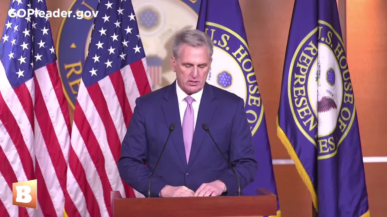 LIVE: Kevin McCarthy Holds News Conference…