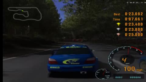 Gran Turismo 3 - License Test IA-3 Gameplay(AetherSX2 HD)