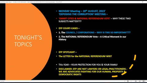 EFP National Referendum PART 1