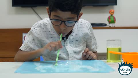 Bubble Making At Home - Bubble Inside a Bubble. Cool Science Experiment For Kids.