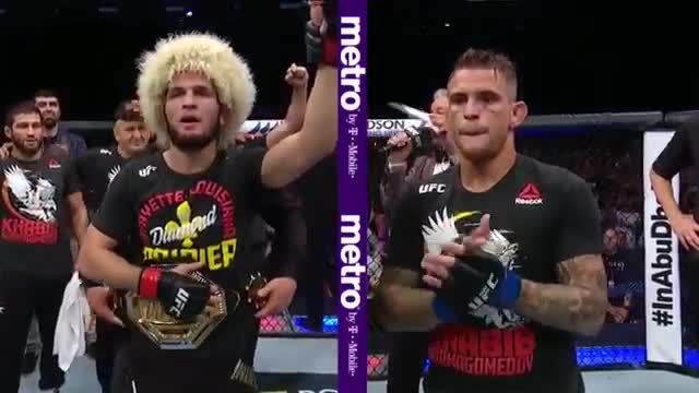 UFC 242: Khabib Nurmagomedov and Dustin Poirier Octagon Interviews