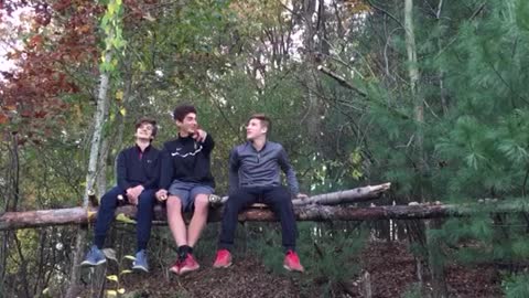 Boys Epically Fall Off Broken Branch