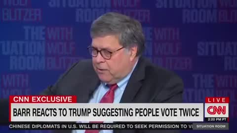 Ag Barr on Mail in Ballots in Sep 2020