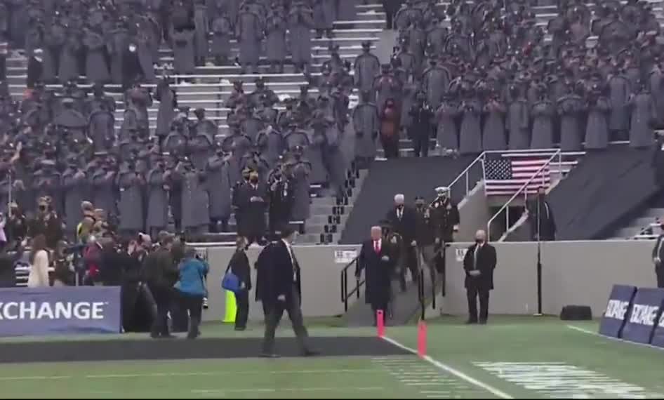 WATCH: Trump Walks Into Army/Navy Game and Crowd ERUPTS