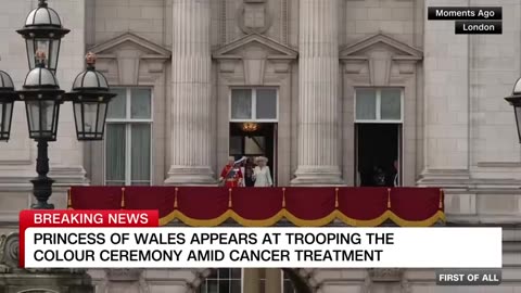 Princess of Wales joins royals on balcony during first public appearance since cancer diagnosis CNN